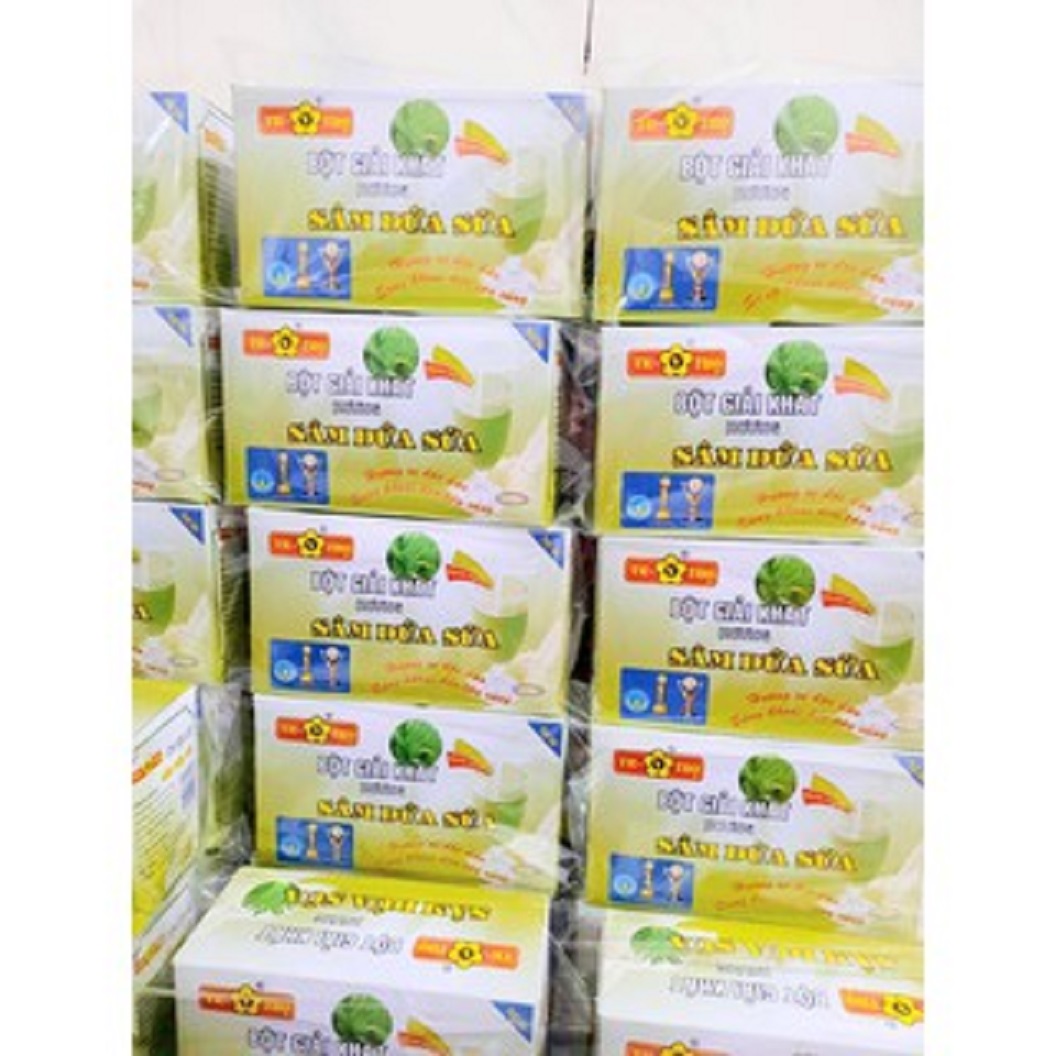 Combo 4 hộp bột giải khát sâm dứa sữa ✨ sản phẩm chất lượng ✨ nước uống giải khát, giảm nhiệt, thanh mát 😍