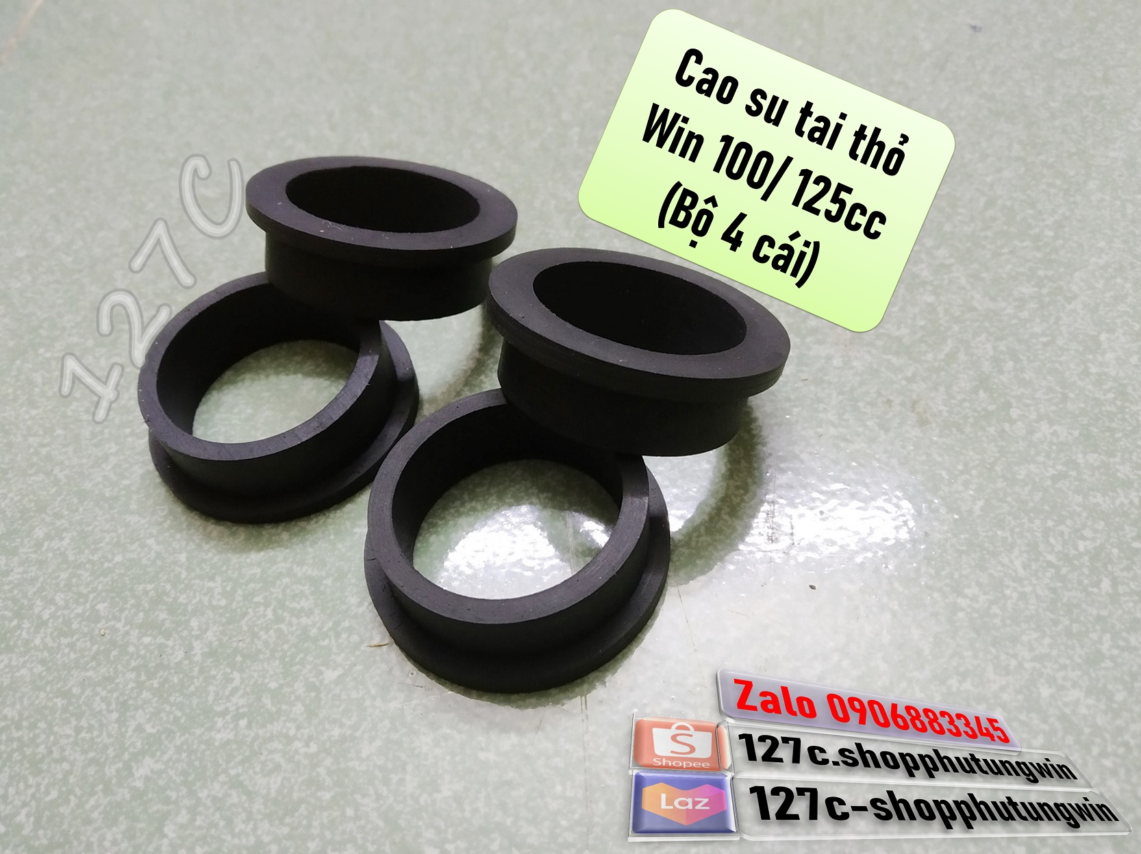 Cao su tai thỏ win 100/ 125cc