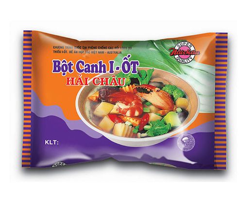 Combo 3 gói Bột canh Hải Châu Iot 190gr