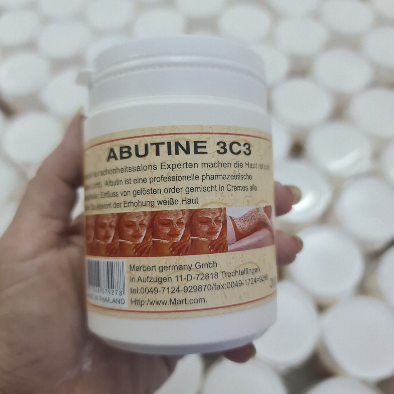 Kem kích trắng arbutin 3c3 200g