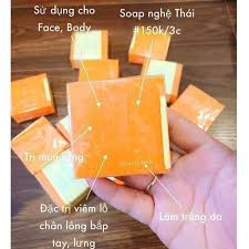 Xà phòng nghệ cam trắng da Thái Lan
