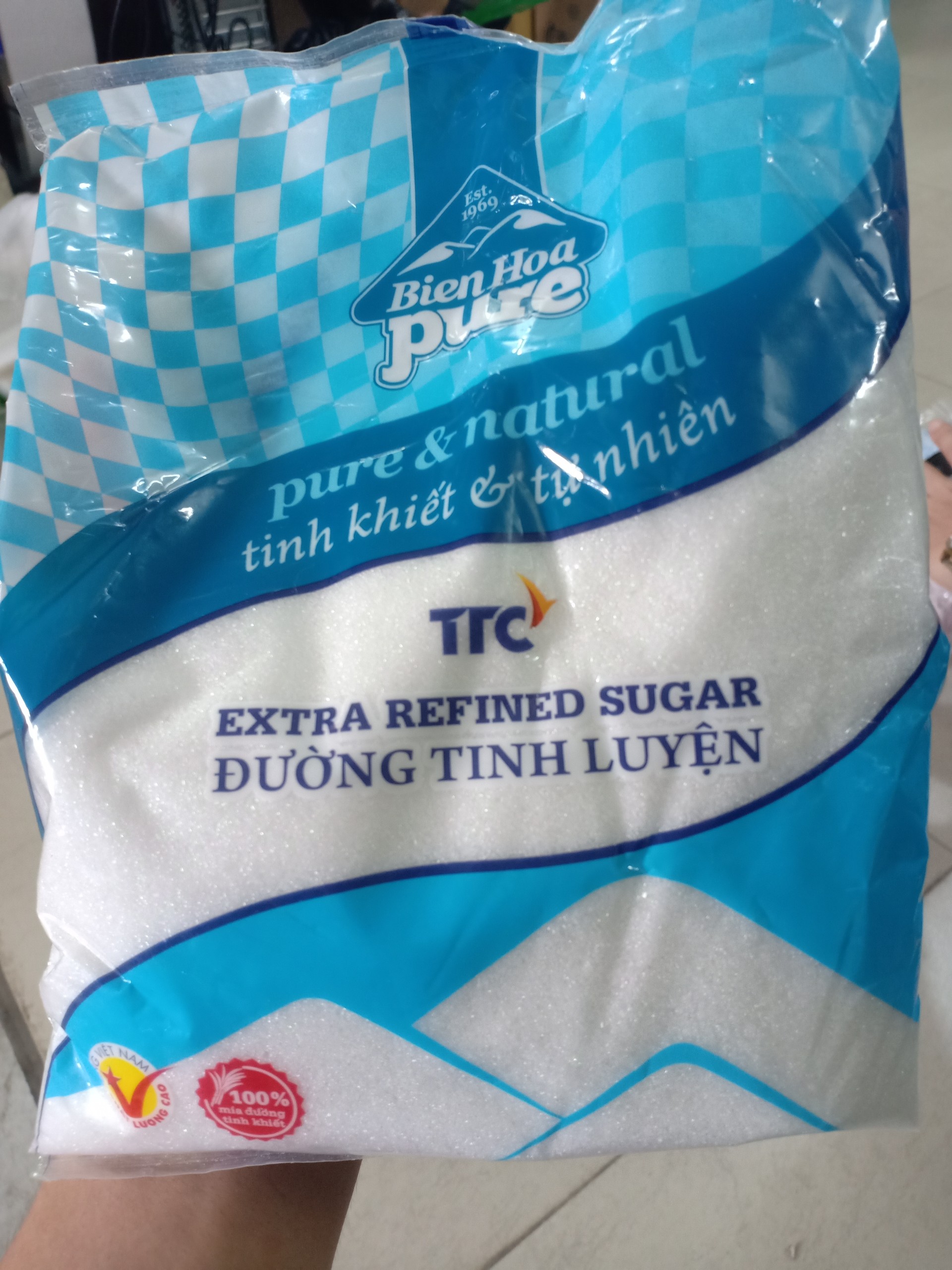 Đường kính trắng biên hòa gói 1kg