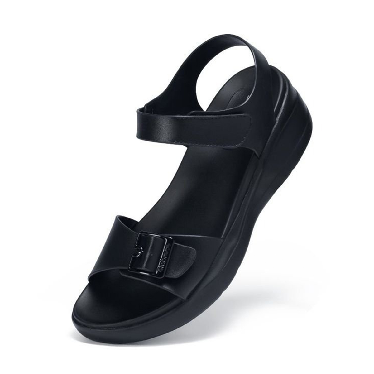 [Hoàn Xu] GIÀY SANDAL QUAI HẬU NỮ BITI'S ÊMBRACE ĐẾ XUỒNG CAO GÓT 5CM THỜI TRANG BEW004000 (ĐEN) - BITIS