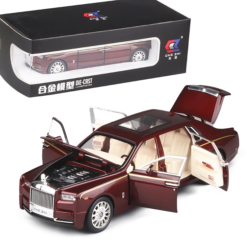 Mô hình xe ô tô Rolls Royce Phantom VIII tỷ lệ 1:24 bằng kim loại