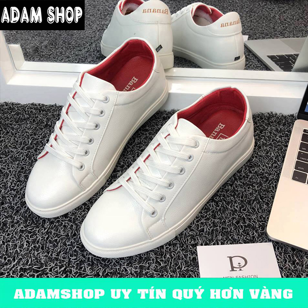 Giày Thể Thao Nam Trắng Mẫu Mới ( Giá Shock) - ADAM SHOP(RDT)