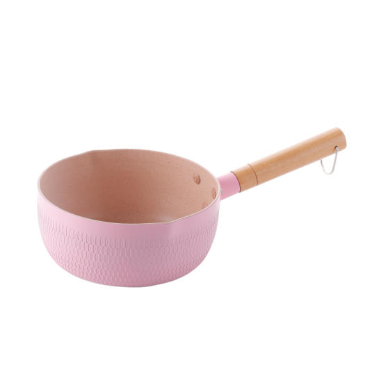 Chảo chống dính sâu lòng màu lúa mạch phong cách Hàn Quốc 18cm