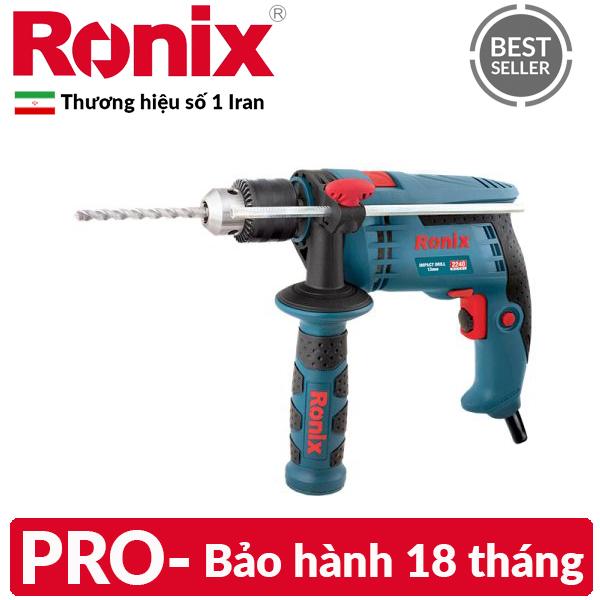 Máy khoan búa 750w ronix pro 13 mm model 2240