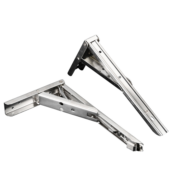 Bản lề gập inox kiểu 2 - bản lề gập inox vinachi kiểu 2 thiết kế các giá kệ để đồ gập treo tường, bàn làm việc