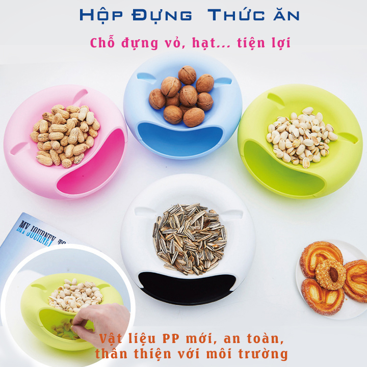 Hộp Đựng Đồ Ăn Vặt, Hộp Đựng Đồ Ăn Vặt Kèm Giá Đỡ Điện Thoại