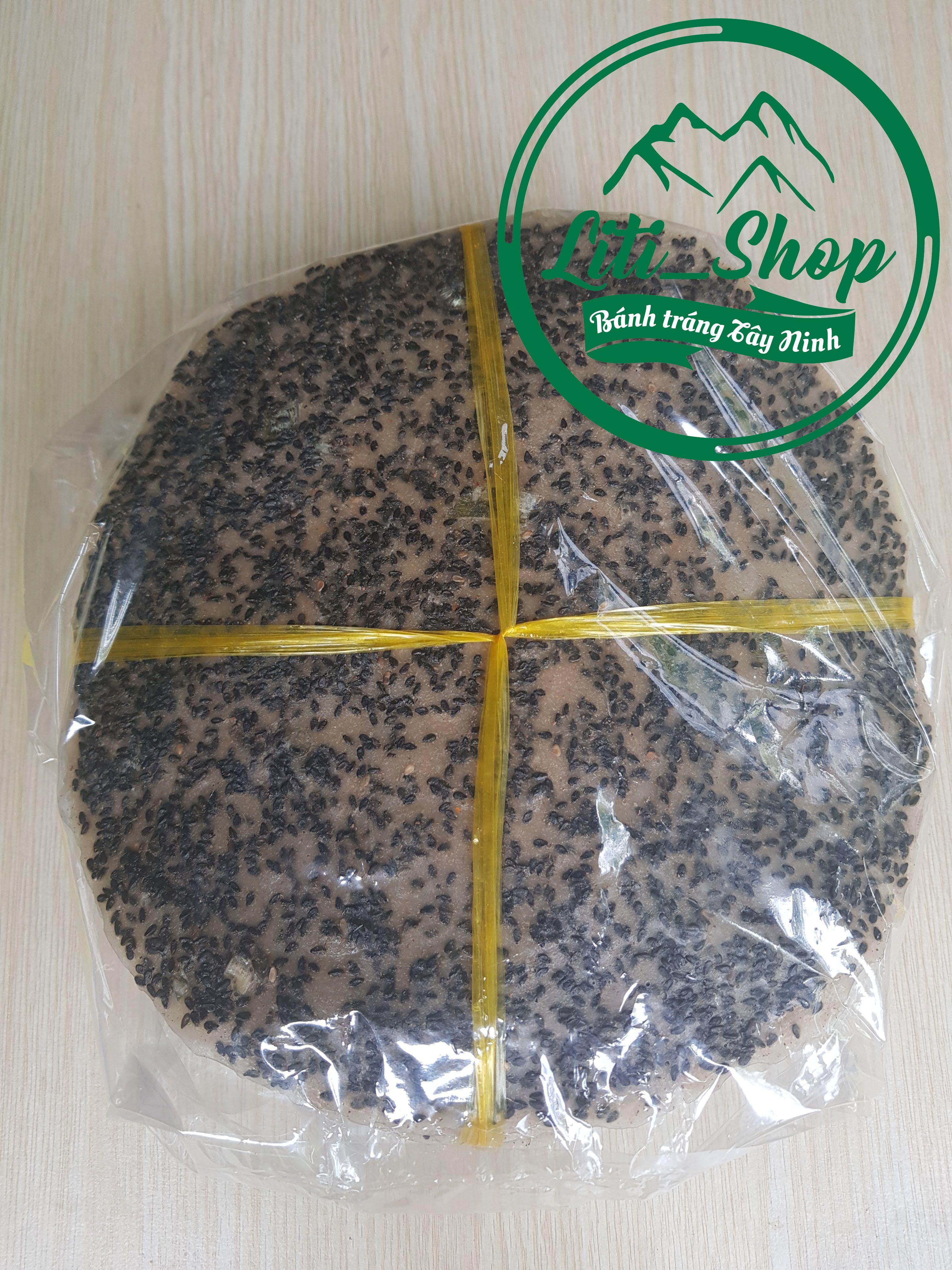 [10 cái] Báng tráng nướng mè dừa 500Gr (Nhiều mè-Chưa nướng)