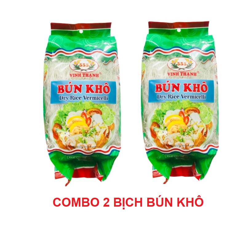 [combo 2bich] Bún khô Vinh Thanh-250Gr-Hàng có sẵn- NSX 10-2021