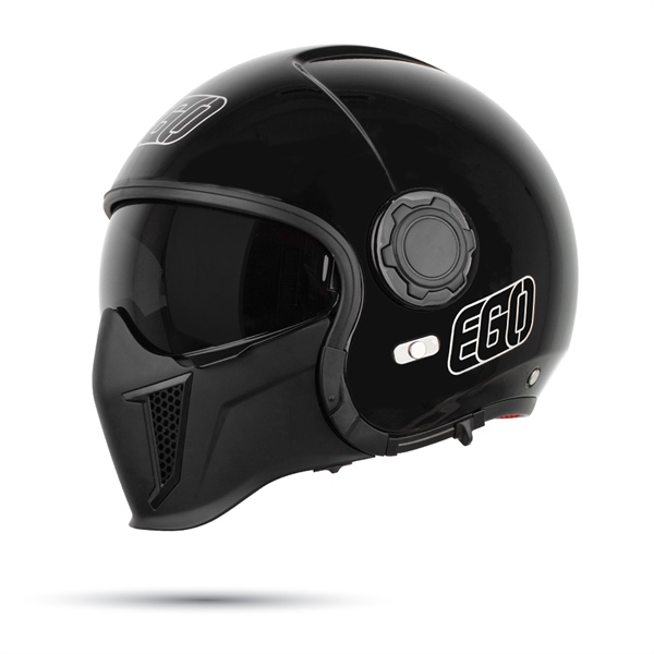 Mũ bảo hiểm tháo rút hàm ego e5 - đã gồm hàm - mũ fullface e5 - hàng chính hãng - ego mall