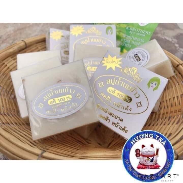 [HCM]Xà phòng cám gạo trắng da Thái Lan 50g - Dâu Tây Shop