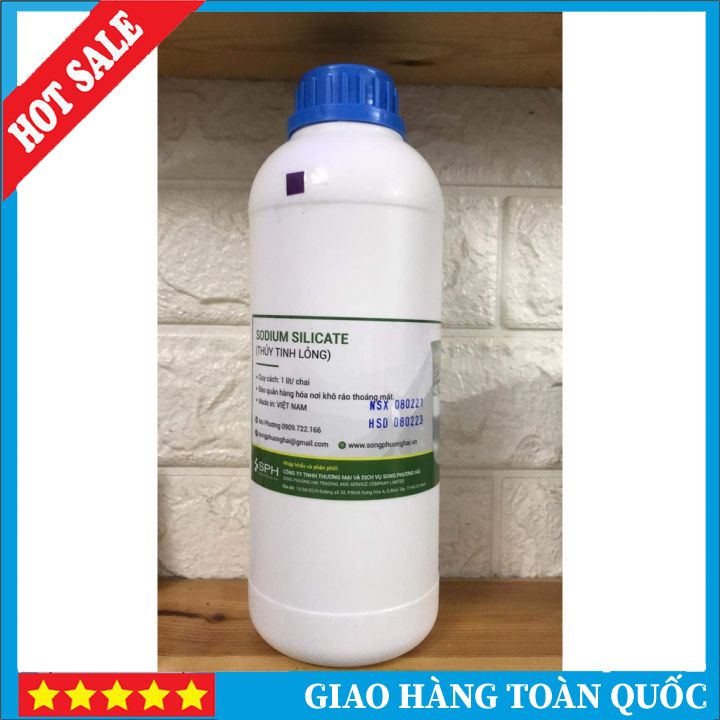 1 Lít Thuỷ Tinh Lỏng chống thấm, keo dán giấy, thuỷ tinh, gỗ