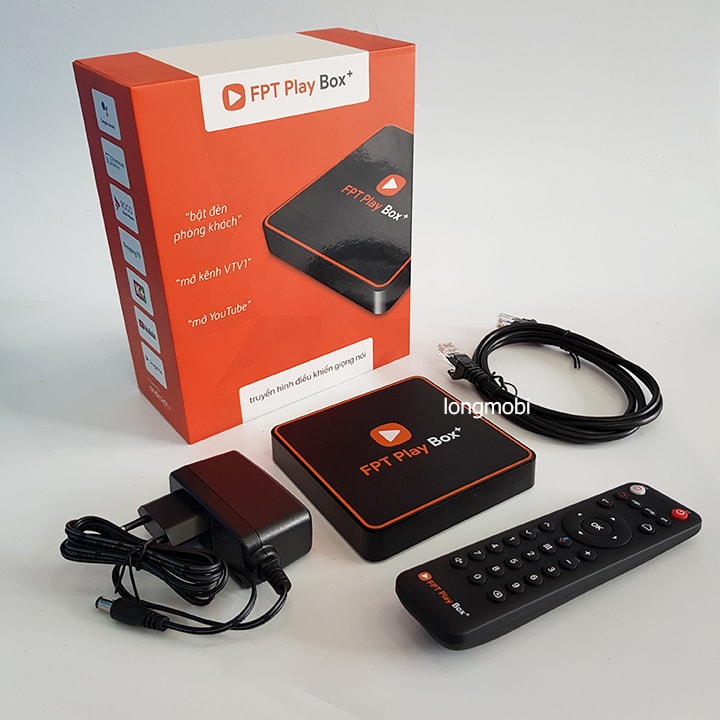 Fpt play box 2021 android 10 4k model s550 có điều khiển bằng giọng nói chính hãng fpt