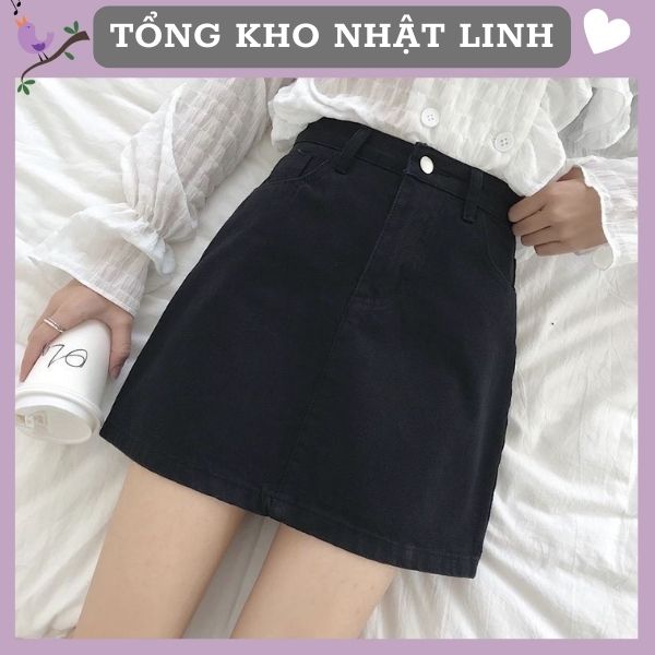 Chân váy chữ A kaki công sở vải co giãn cao cấp nhiều màu Nhật Linh - CV574