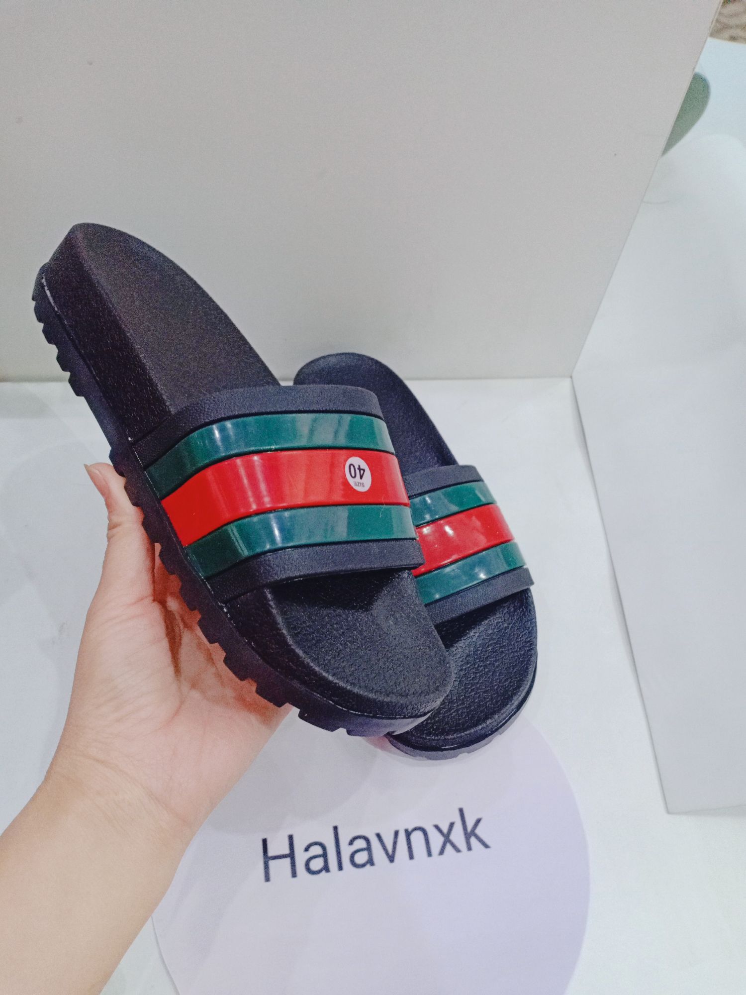 Dép lê bảo bình quai ngang chống nước - halavnxk