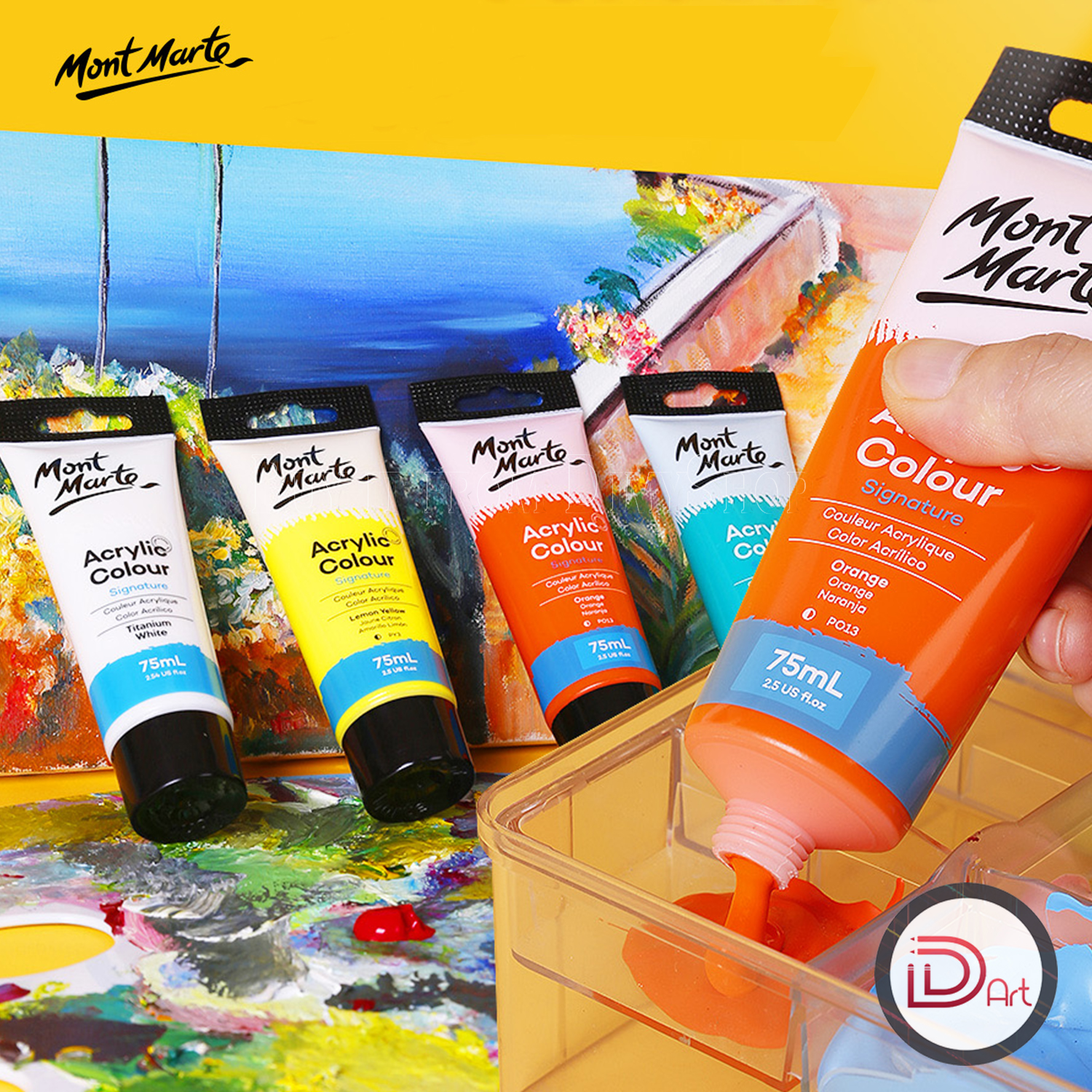 Màu vẽ acrylic mont marte tuýp lẻ