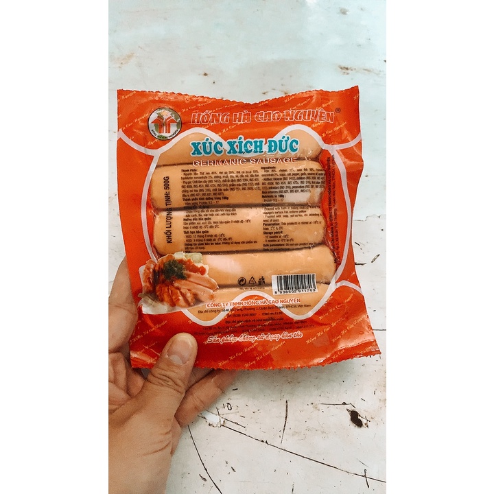 Xúc xích đức 500gr 10 cây