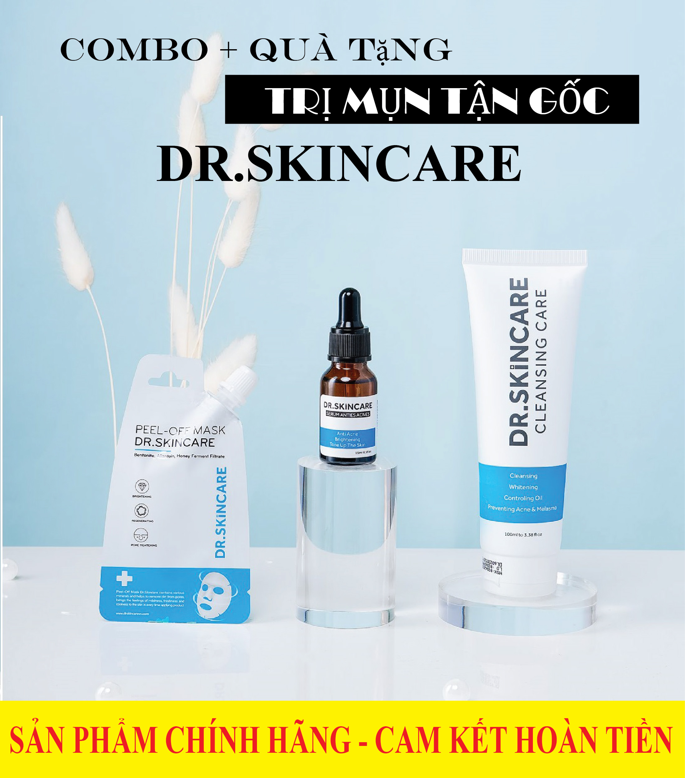 Combo Cải Thiện Mụn Dr Skincare