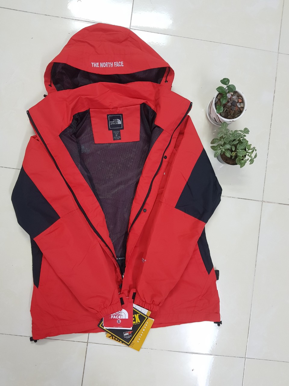 ÁO KHOÁC GIÓ DÙ 2 LỚP CHỐNG NƯỚC 2020 MÀU ĐỎ MỚI