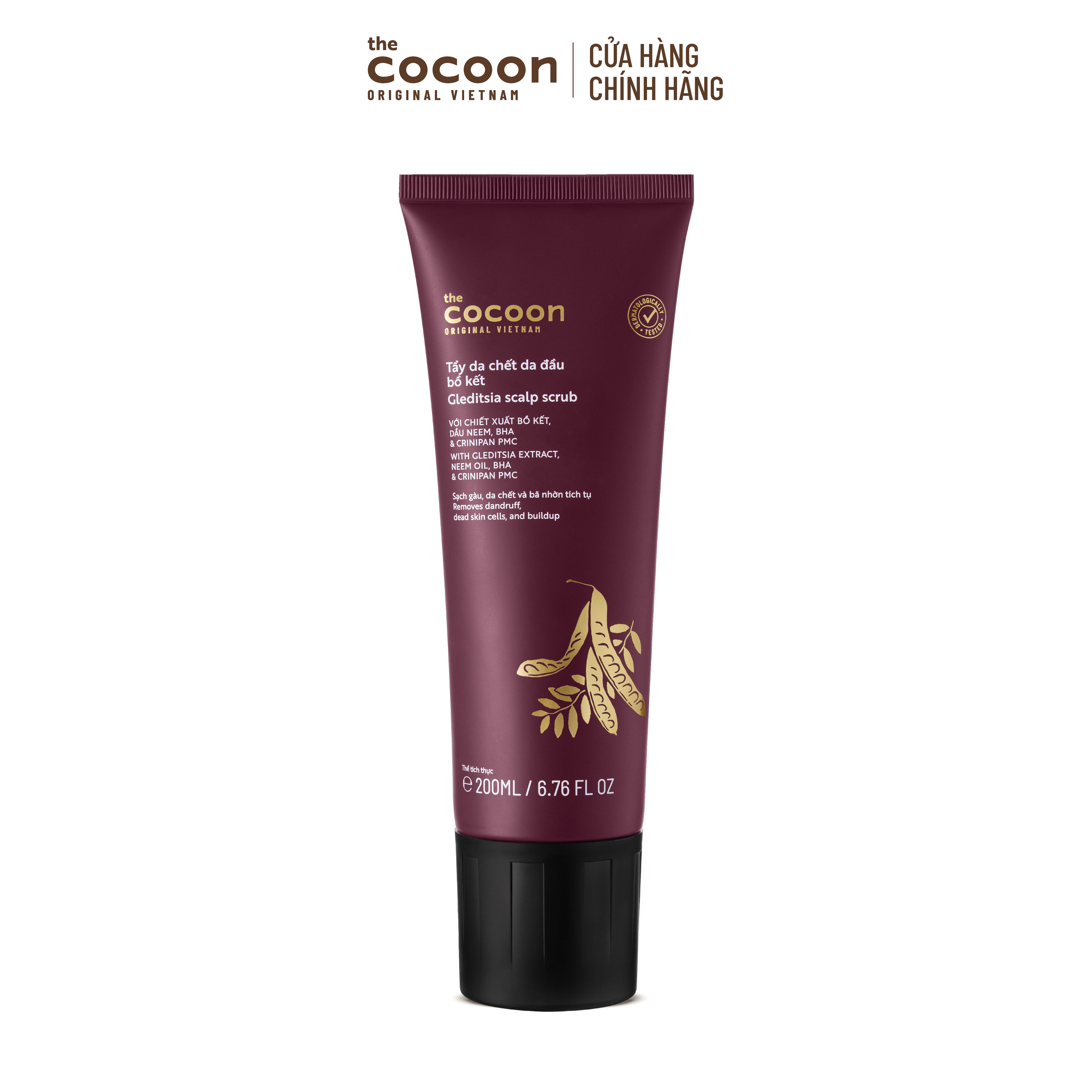 [*] Tẩy da chết da đầu bồ kết Cocoon 200ml