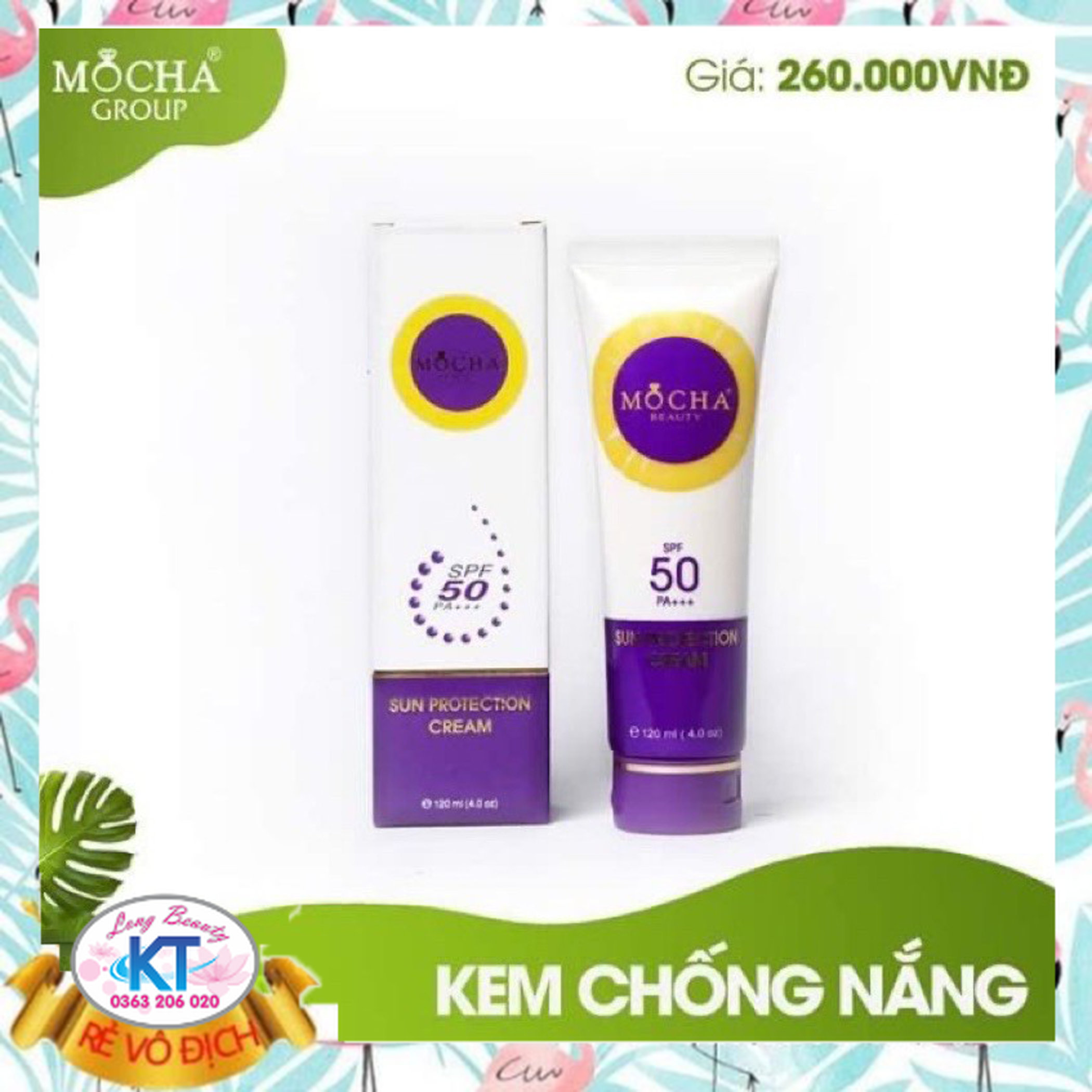 [Chính hãng-Mocha Hàn quốc]Kem Mocha chống nắng, dưỡng da, makeup nhẹ Dùng được cho mặt và toàn thân.- Chống thấm nước, thời gian chống nắng kéo dài tận 8h vô tư bơi lội hoạt động cả ngày mà không sợ trôi