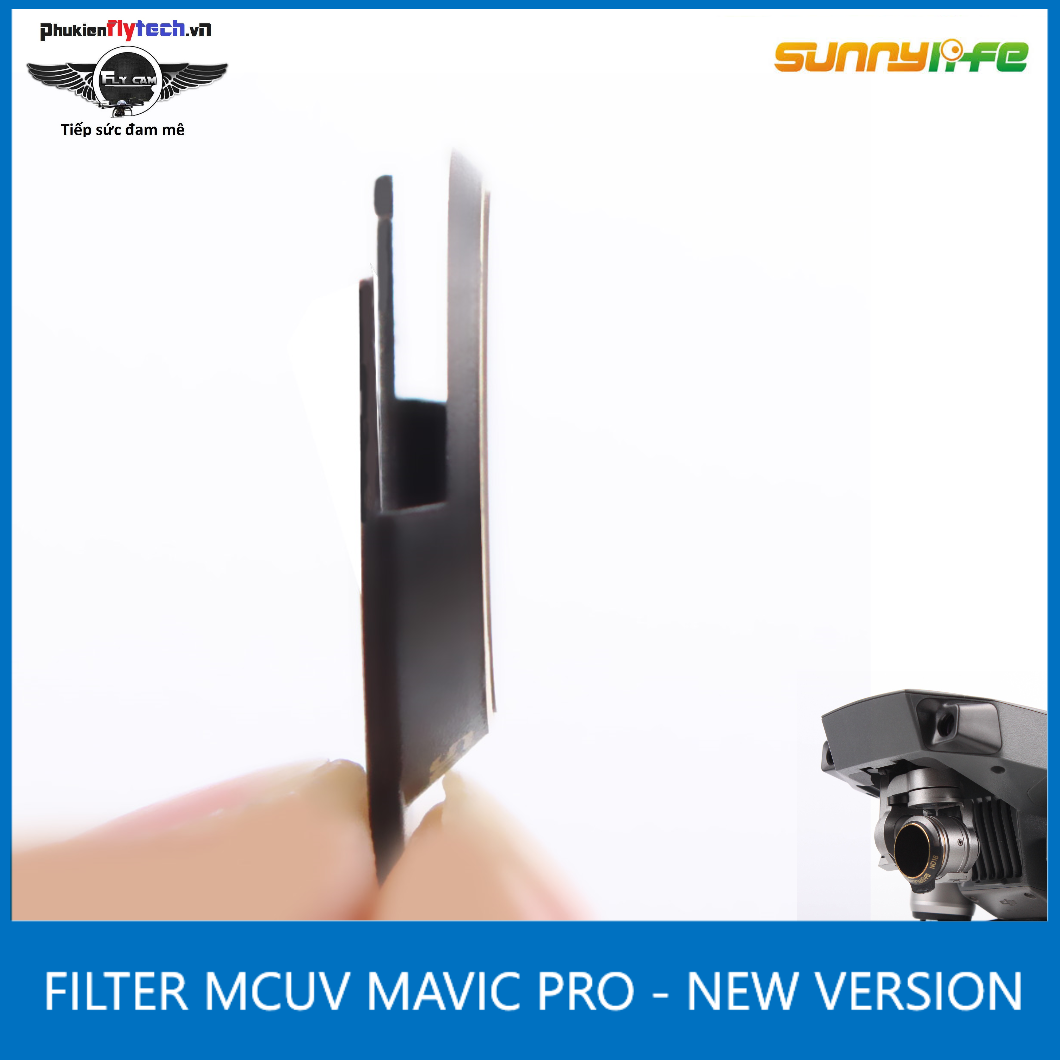 Kính Lens filter MCUV Mavic pro Phiên bản mới - Filter mavic pro MCUV New Version - Chính hãng sunnylife - Filter giảm thiểu tia UV chiếu trực tiếp vào camera - Mang lại thước phim , phô ảnh trong trẻo.