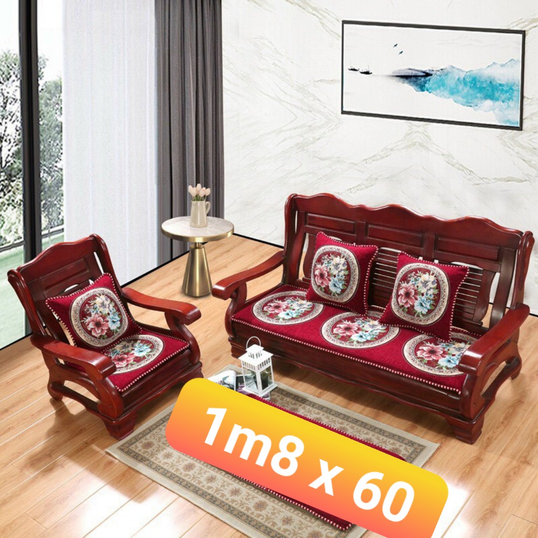 Nệm ghế, thảm ghế 1m8 x 55 hoàng gia loại đẹp