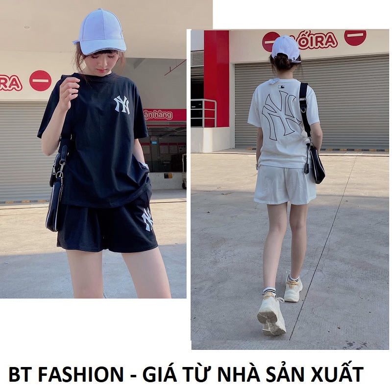 SET Bộ Đi Chơi Quần Thun + Áo Thun Thời Trang HOT - BT Fashion (NY)    TT02