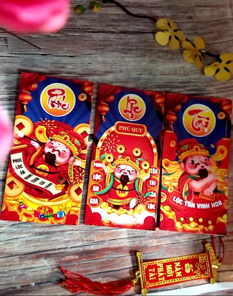 [GIAO MẪU NGẪU NHIÊN] Bao Lì Xì Tết 2022 Nhâm Dần, Bao Lì Xì Đỏ Tết Mừng Tuổi Xinh Độc Đáo Lạ Mắt Đủ Kiểu Tổng Hợp đủ Mẫu