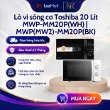 Lò vi sóng cơ Toshiba MWP-MM20P(WH) Trắng | Lò vi sóng Toshiba MWP-MM20P(BK) Đen | MW2-MM20P(BK) | Bảo Hành 12 Tháng