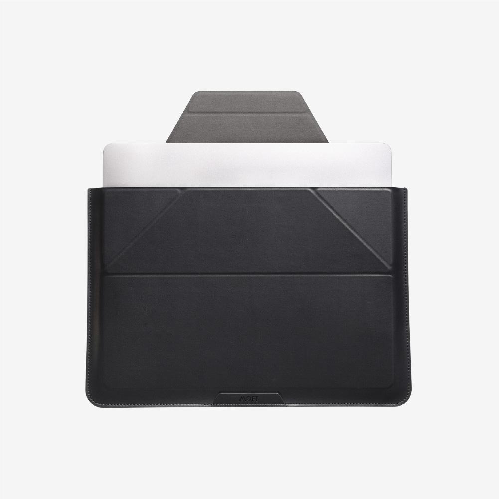Túi Da Kiêm Giá Đỡ Biến Hình 3 Trong 1 Cho Laptop MOFT Carry Sleeve Size Nhỏ 13inch - MB002-1-13A-BK