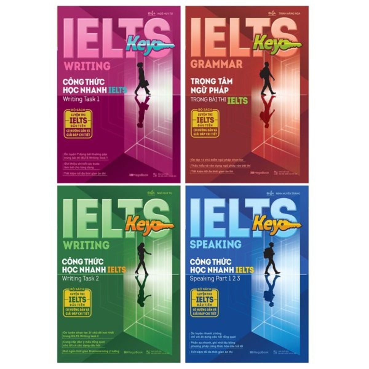 Sách - Bộ 4 Cuốn Ielts Key Công Thức Học Nhanh Ielts Bộ Sách Luyện Thi