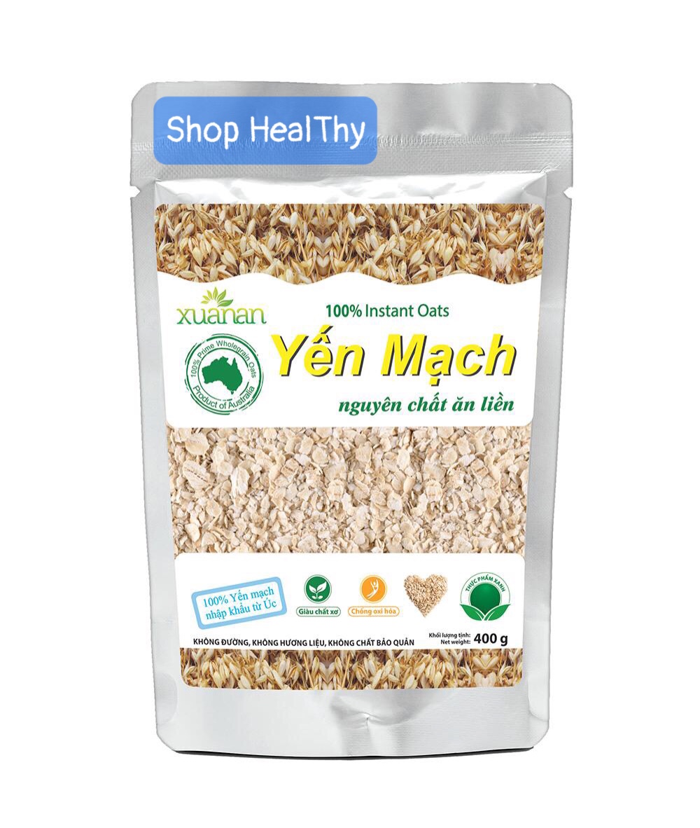 Yến Mạch Xuân An Nguyên Chất Ăn Liền Gói 400gr - Tặng 1 Gói Y.Mạch