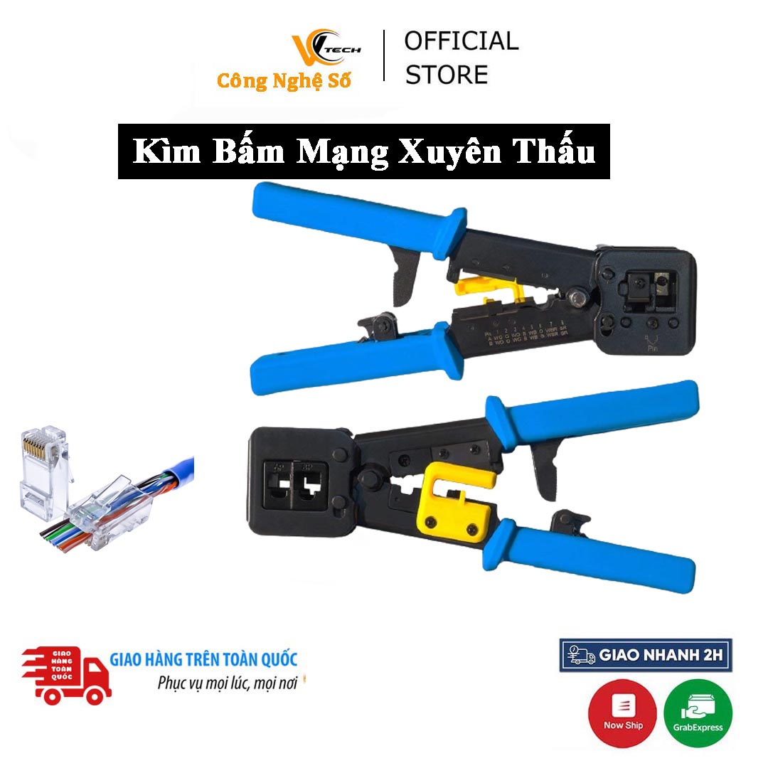 Kìm bấm mạng xuyên thấu ( RJ45 và RJ11) - Sản Phẩm chất lượng