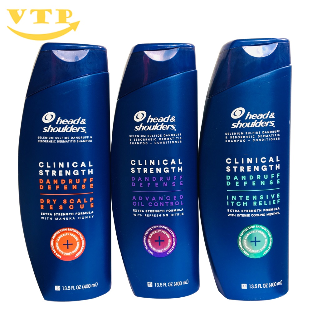 Dầu gội Head & Shoulder Clinical Strength 400ml - Mỹ