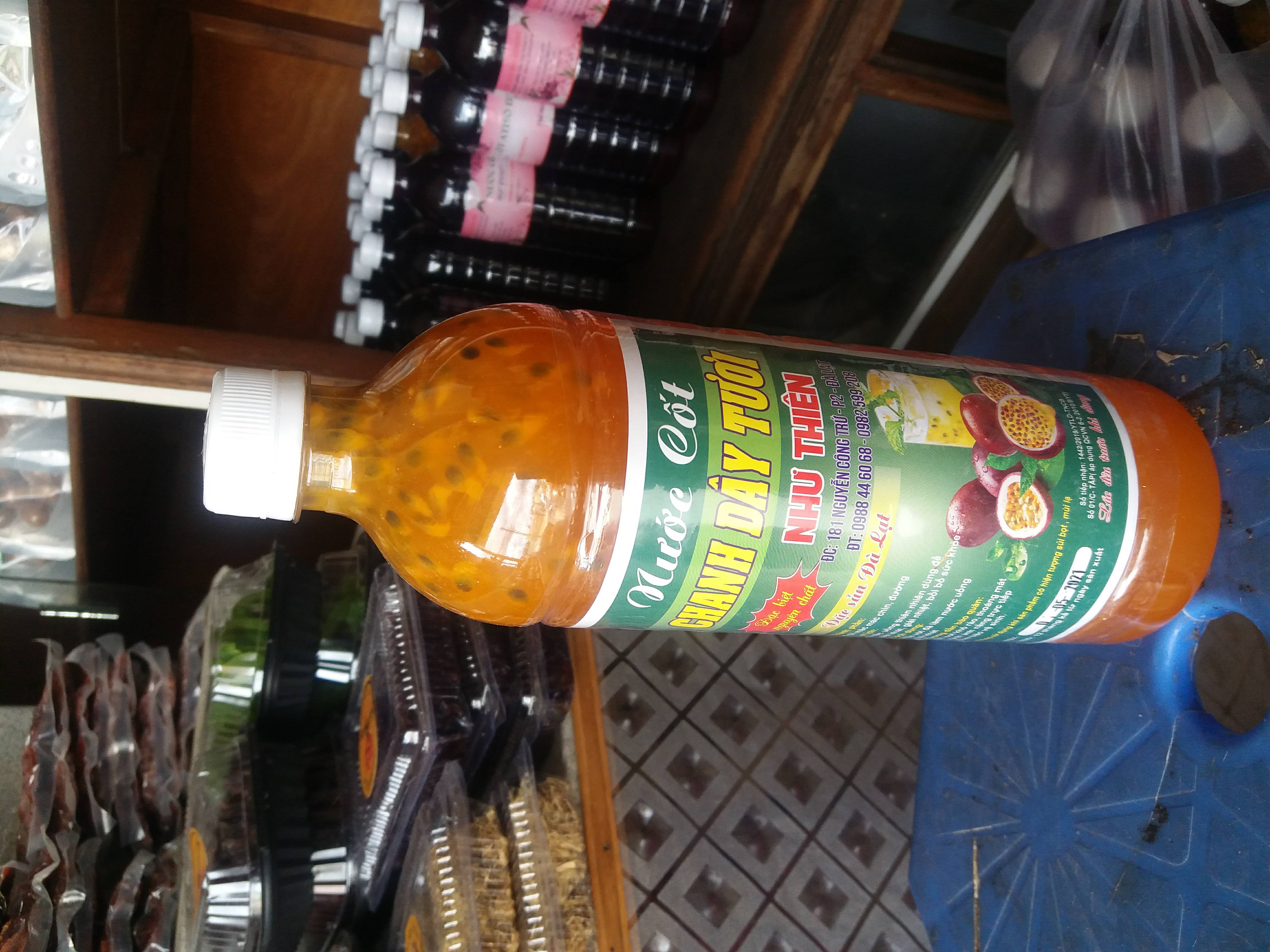 1Lit Nước cốt chanh dây Đà Lạt/ nước cốt mac mac