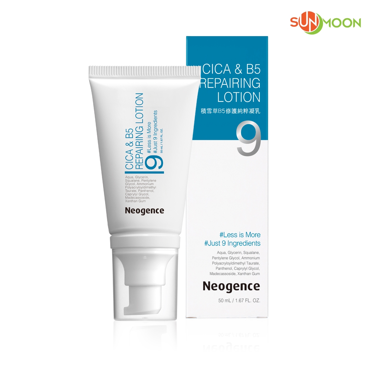 Sữa dưỡng ẩm phục hồi da neogence cica & b5 repairing lotion 50ml
