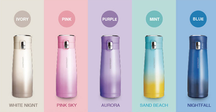 Bình giữ nhiệt holiday sunset i.d tumbler lock&lock lhc3245 450ml