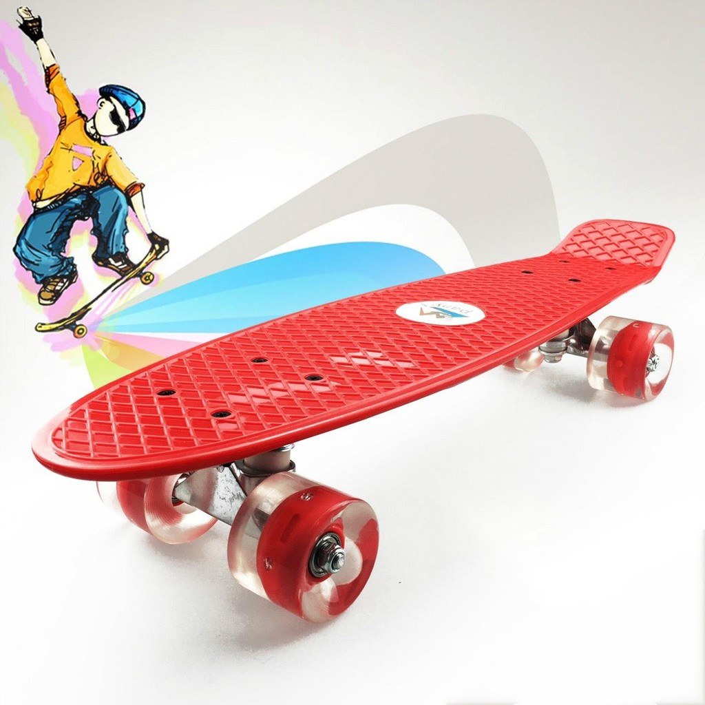 Ván Trượt Skateboard Nhựa Penny Ván Trượt Trẻ Em GR005 Chất Liệu Nhựa PP Bánh Cao Su Chắc Chắn .