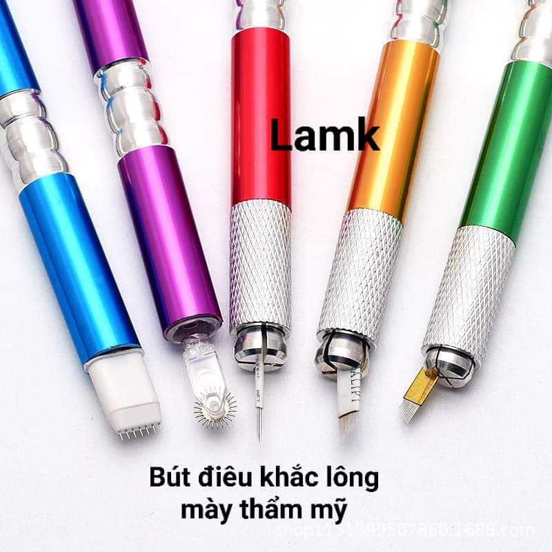 Bút khắc lông mày thẩm mỹ 1 đầu 2 cách dùng