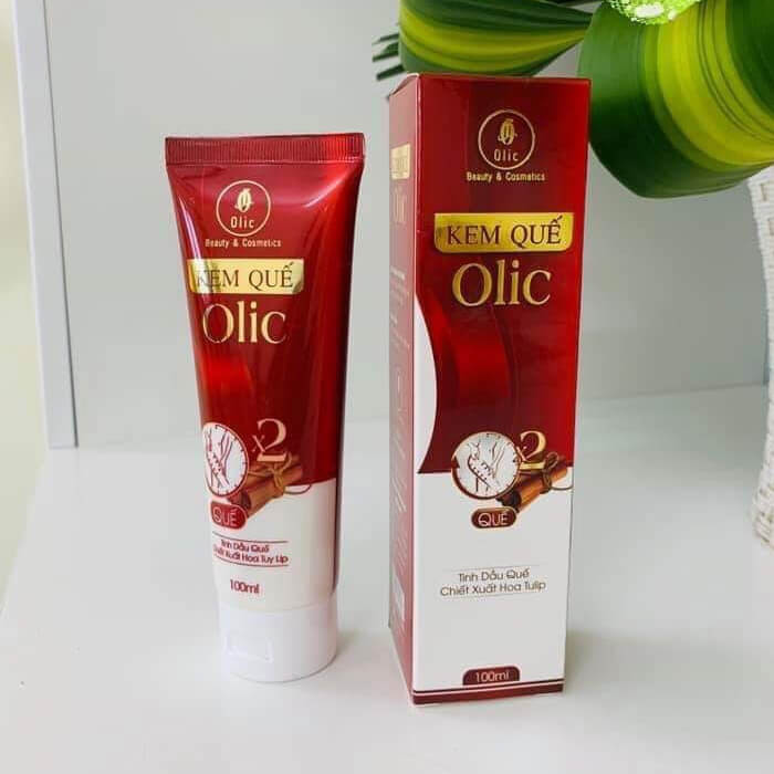 Kem tan mỡ quế olic chính hãng