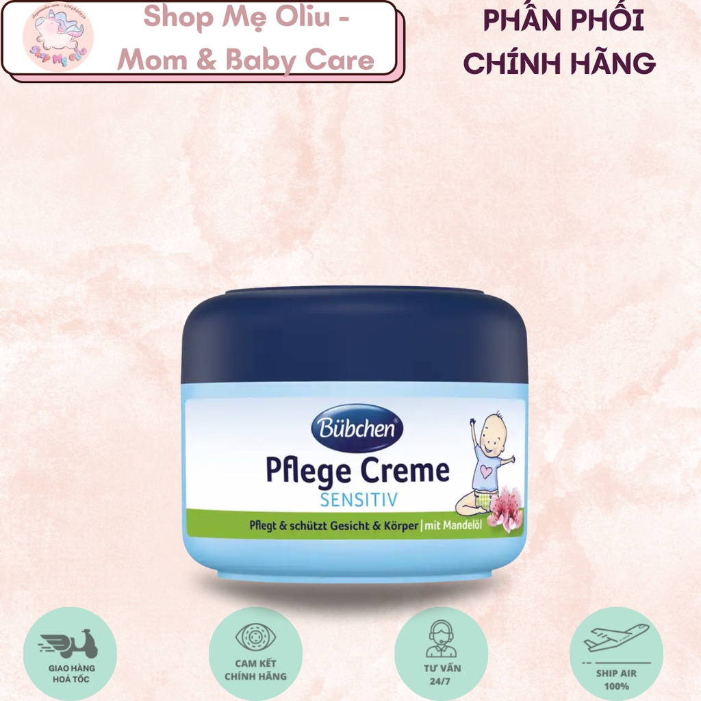 Kem dưỡng ẩm, thích hợp cho da nhạy cảm Bubchen Đức 75ml