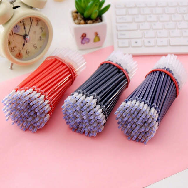 Combo 10 ruột bút viết ngòi bi mực gel 0.5mm, tặng thêm 5 ruột bút cùng loại