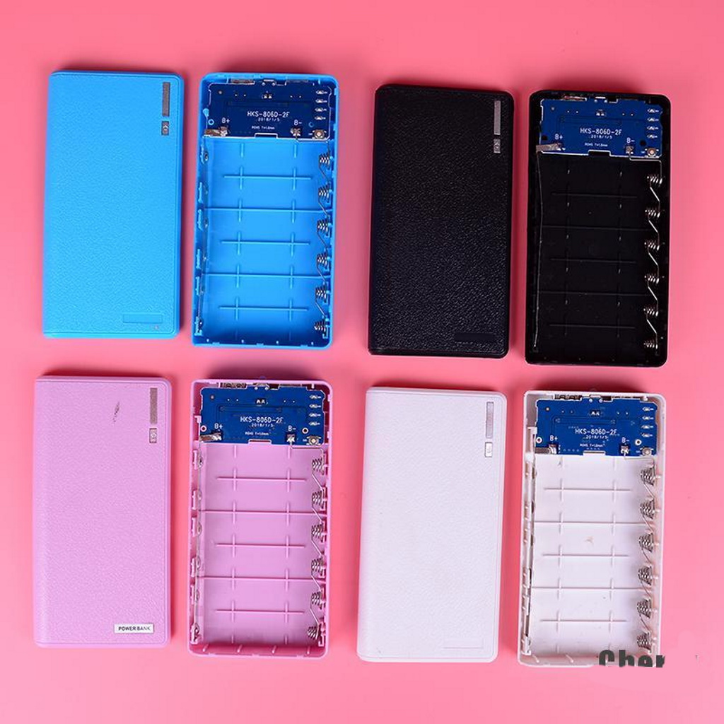 Box sạc, vỏ sạc dự phòng 6 pin 18650