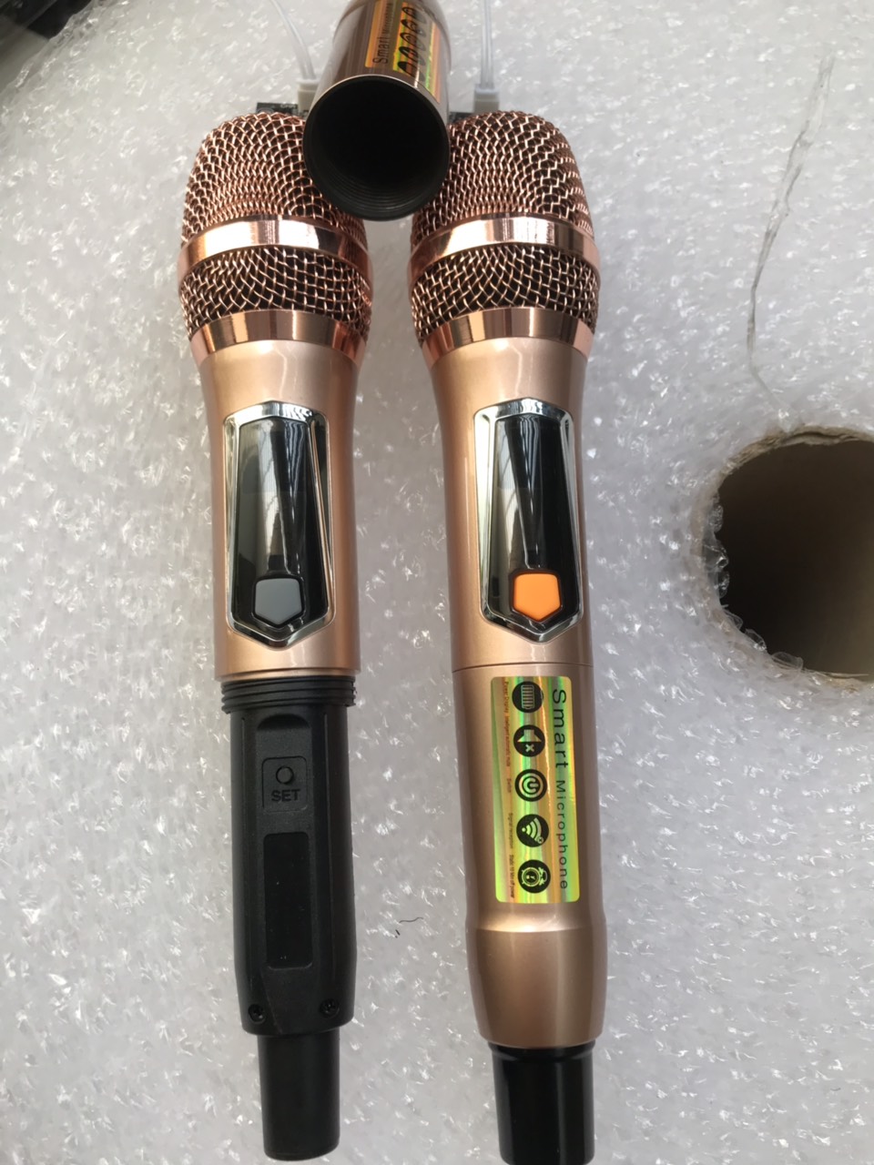 Micro kèm bo cho loa kéo MS45, kim loại cao cấp