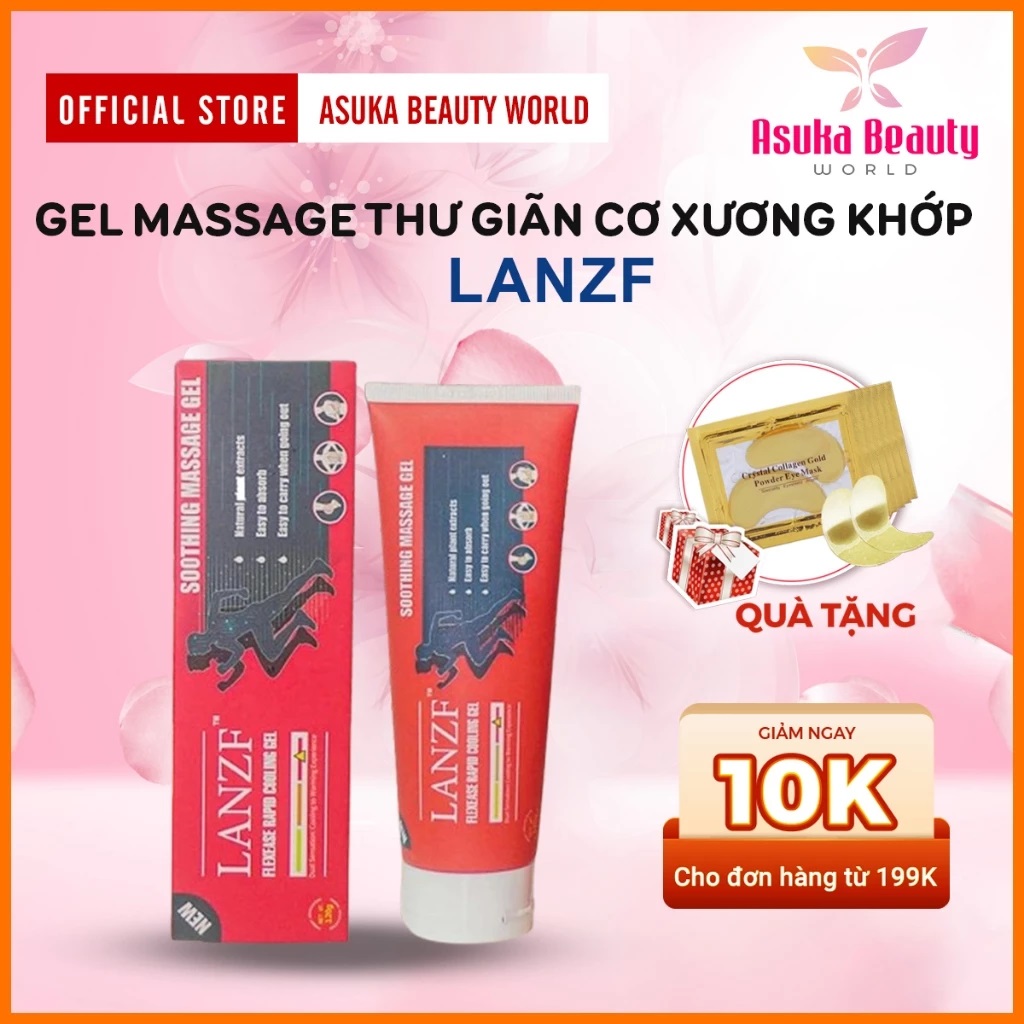 Kem Xoa Bóp Xương Khớp LANZF CHONDROITIN – Gel Massage Sodium LANZF Phục Hồi Xương Khớp, Cổ Vai Gáy