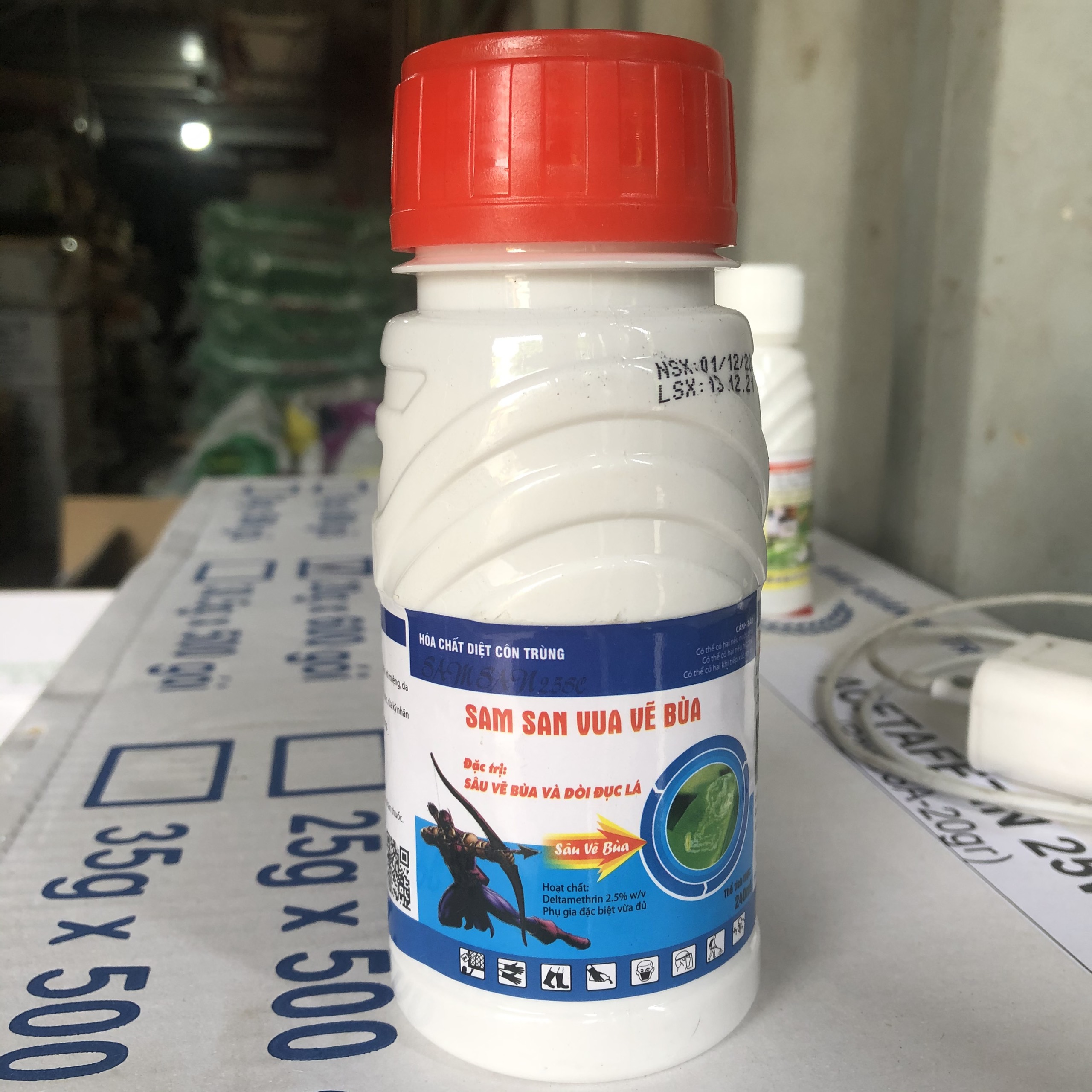Thuốc diệt sâu vẽ bùa, dòi đục lá thế hệ mới dạng sữa rất mát dành cho cây trồng, chai 240ml