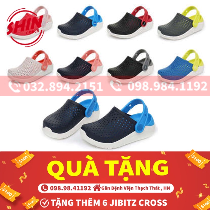 Dép Cross Cho Bé Dép Cross Cho Bé Họa Tiết Sục Mix Nhiều Màu Maicrossbe Tặng Thêm 6 Jibitz Cross